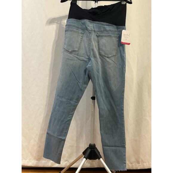 NWT Isabel Maternity Crossover Panel Denim Jeans Women's size 14/32 - Picture 2 of 6
